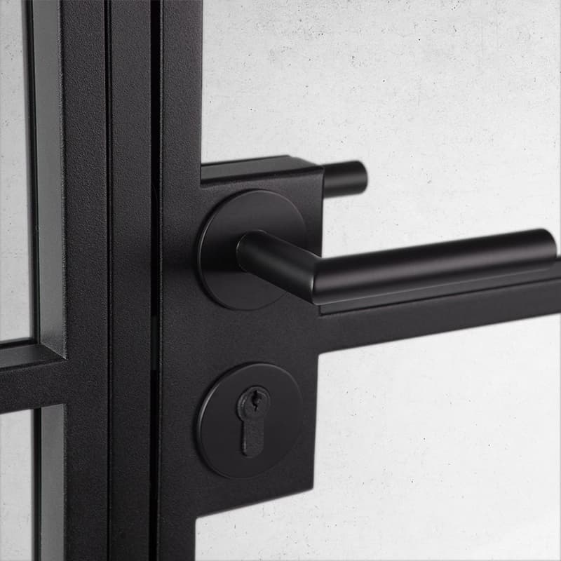 Zoomed in door detail - handle