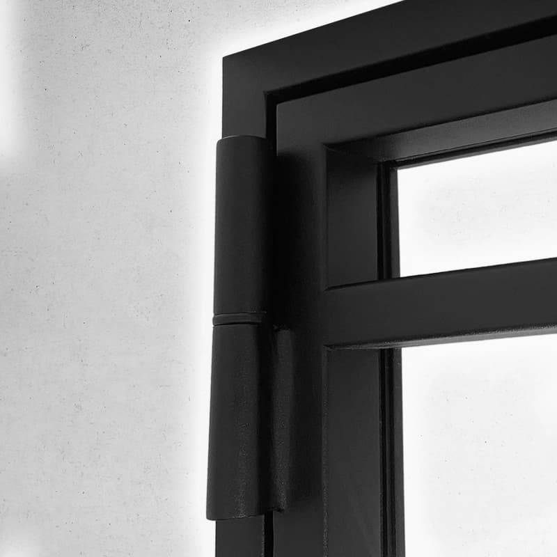 Zoomed in door detail - hinge