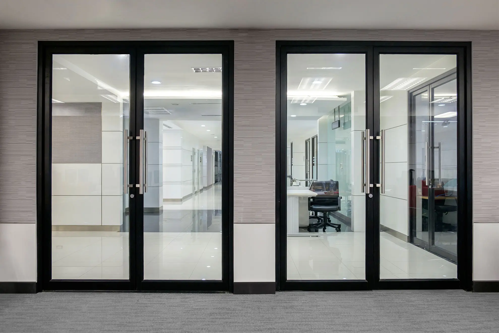 Entrance to the office space